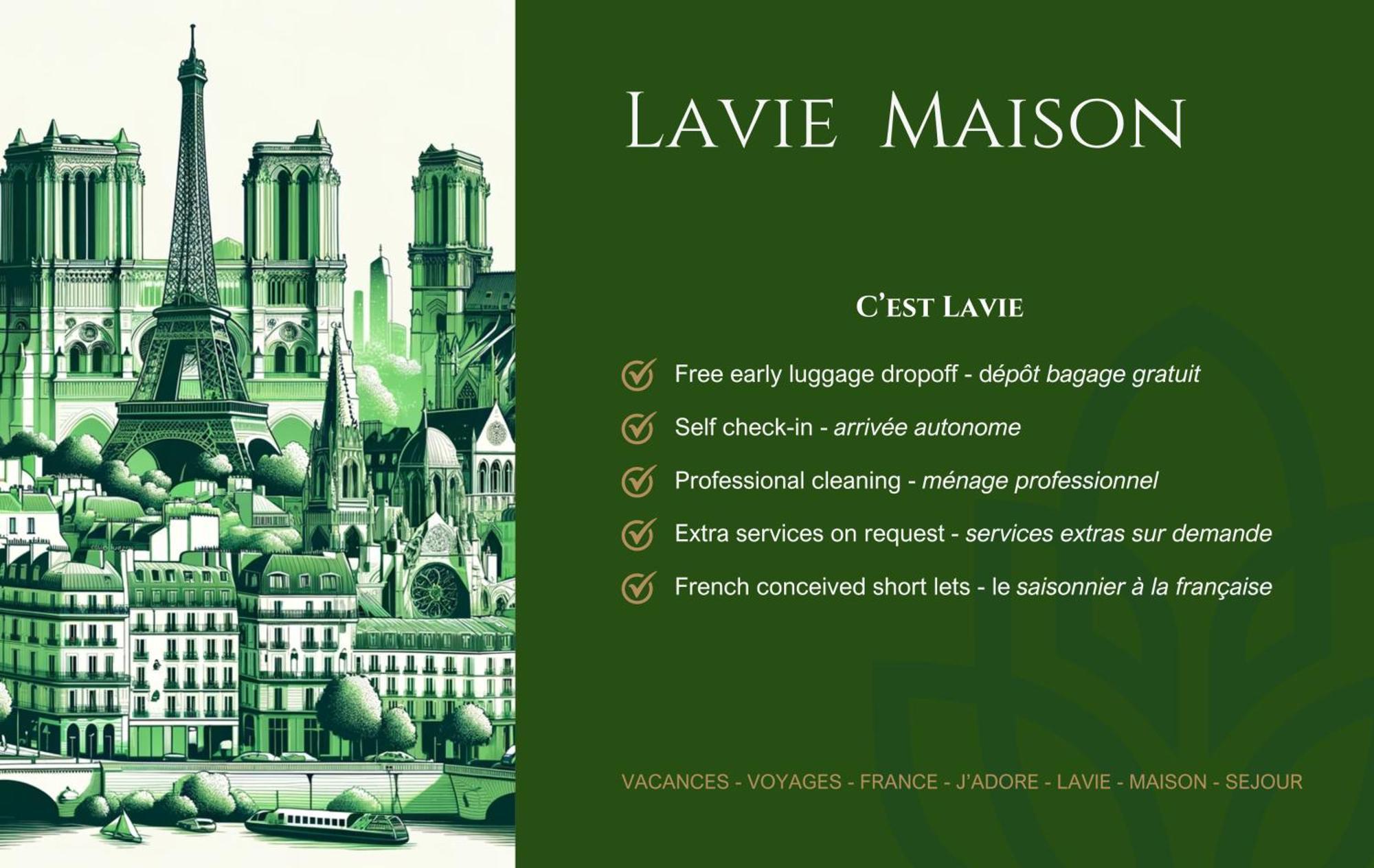 Lavie Maison Balneo Garden Flat Bordeaux Exterior foto